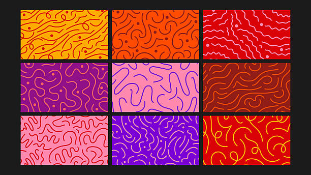 Abstract illustration of a consistent, connected pattern representing personal daily rhythm